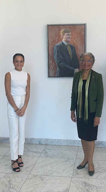 Courtesy visit Samira Rafaela to Governor