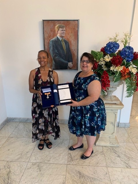 Royal decoration for Myrena Saint Jago