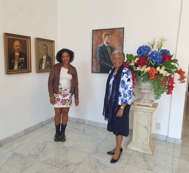 Chairman of the Carmabi Foundation visits the Governor of Curacao