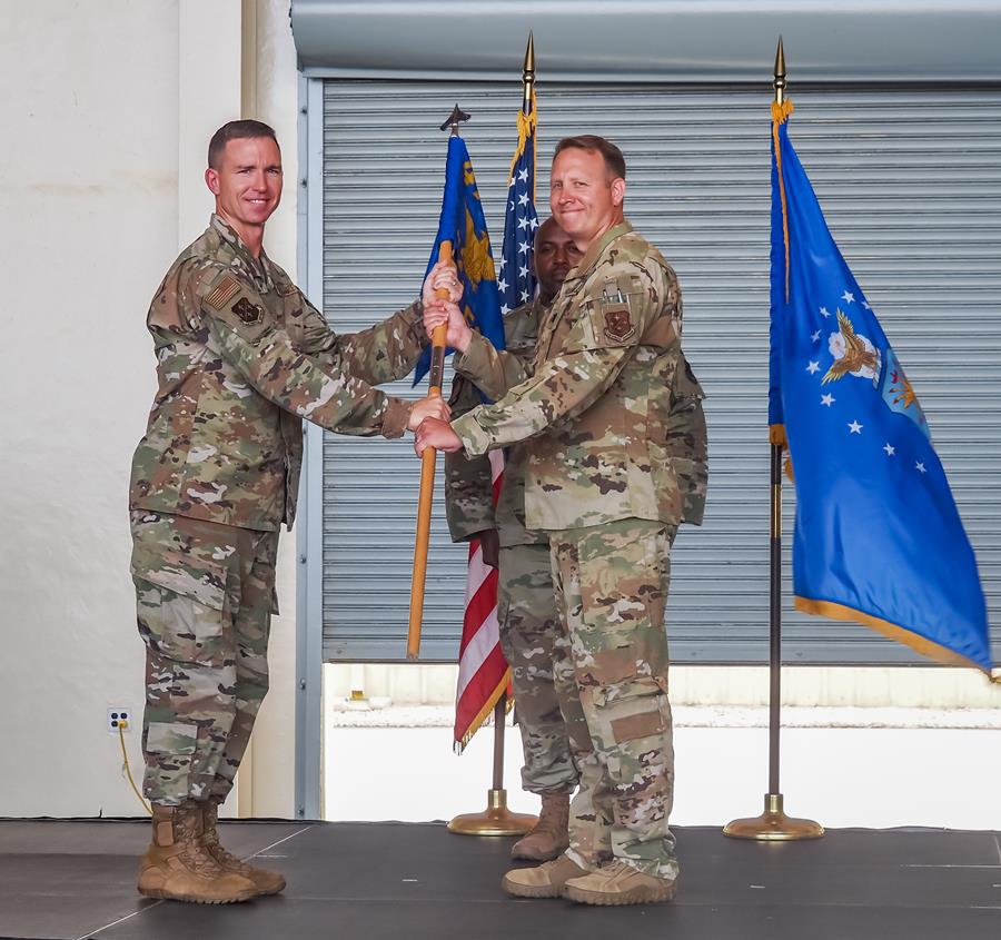 U.S. Forward Operating Location welcomes new commander Lt Colonel Donald A. Morris