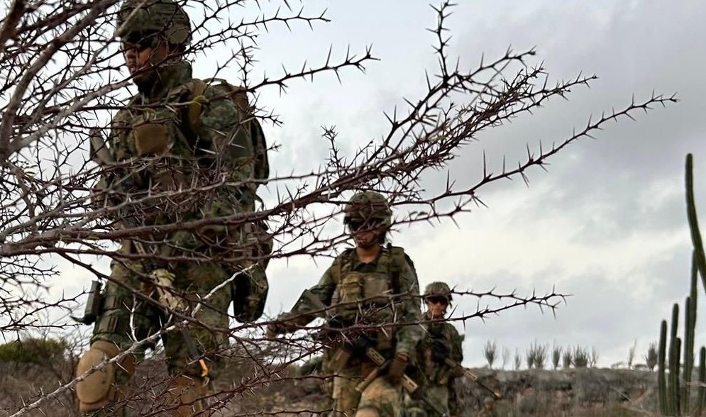 Caribbean troops train intensively during exercise Caribbean Strike on Bonaire
