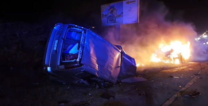 Two serious traffic accidents on the Weg naar Westpunt