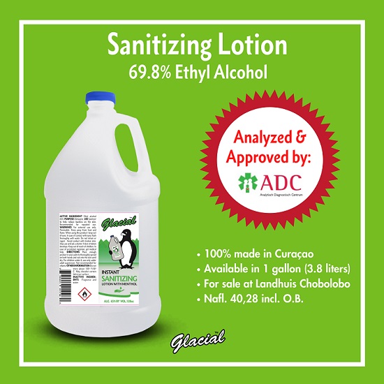 ADC approves Glacial’s new sanitizing lotion