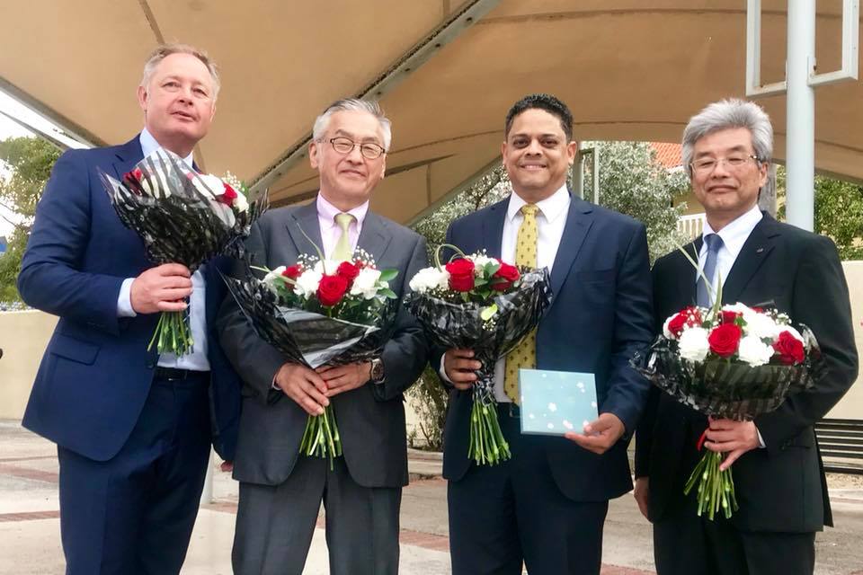 Prime Minister welcomes Japanese company Alphatron Marine in Curaçao