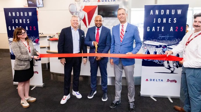 Andruw Jones Honored with Permanent Gate at Atlanta Airport Ahead of Hall of Fame Induction