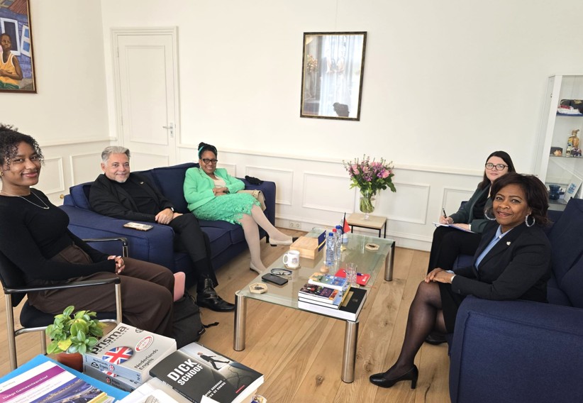 Sint Maarten Minister meets with Eduard Braam Curaçao's Special Envoy to the EU