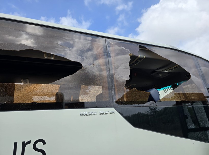 Five FBTT Travel Buses Damaged in Overnight Vandalism at Seru Mahuma