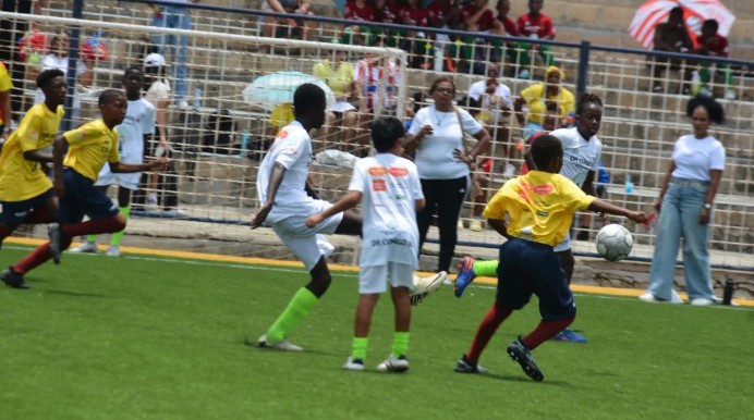Young football talent shines as Fundashon Bicentini Children’s World Cup enters knockout stage