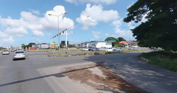 Roadwork at Biesheuvel Intersection