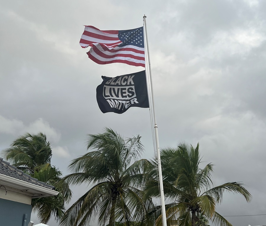 U.S. Consulate Curacao raises the Black Lives Matter flag to celebrate Black History Month