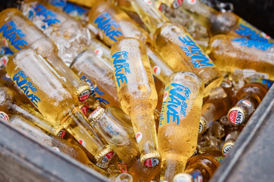 Prime Minister Pisas Attends Launch of Special BlueNation Edition Amstel Bright Bottle