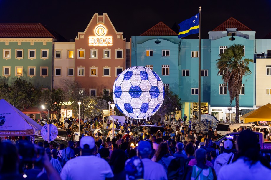 Aqualectra Lights Up Willemstad in Blue to Celebrate Curaçao’s Historic World Cup Journey