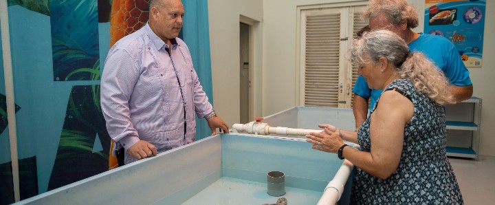 Minister Boekhoudt Highlights Importance of Sea Turtle Protection at Conservation Event