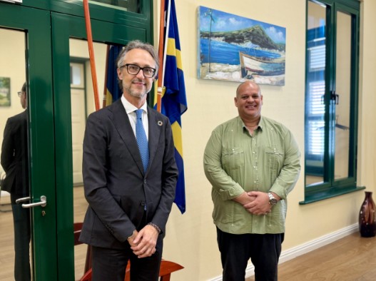 Minister Boekhoudt Discusses Sustainability and Public Health Infrastructure With UNOPS Director