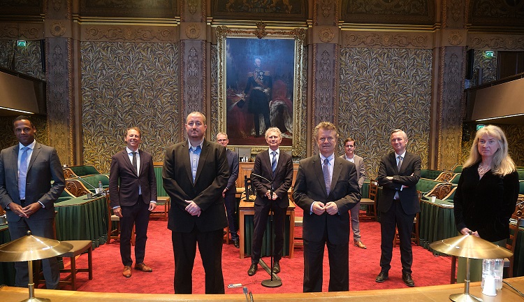 Saba delegation presents issues of importance to Dutch Parliament