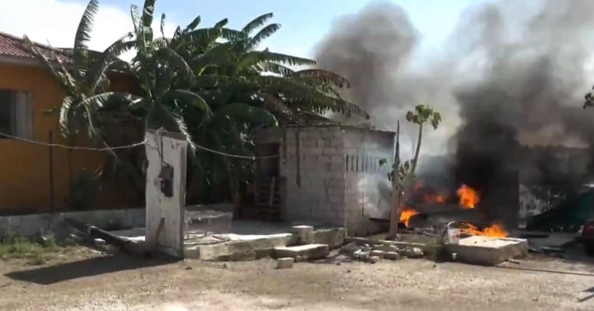 House catches fire and leaves one person injured