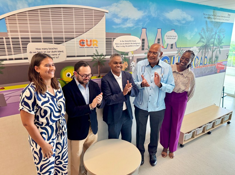CAP and CAH Enhance Children's Care Experience at CMC With Educational Mural and Curaçao's First 