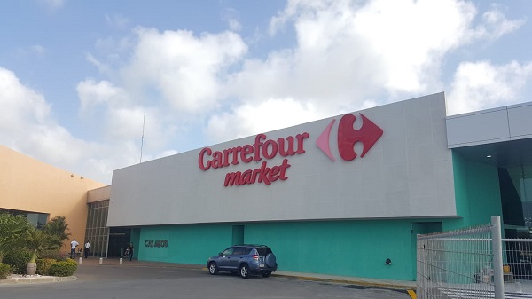 Supermarket Carrefour opens its doors on Tuesday