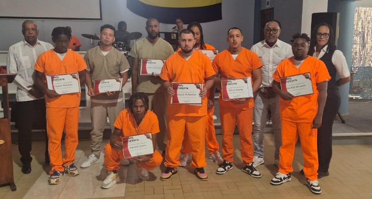 23 Inmates Receive Certificates After Completing Training Programs at Curaçao Prison