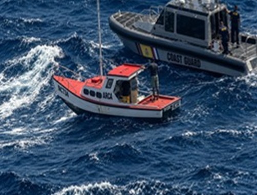 Coast Guard and CITRO Rescue Fishermen After Two Boats Encounter Engine Trouble Near Westpunt