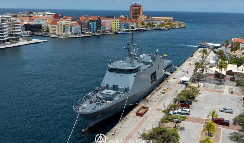 Colombian Navy's Newest Patrol Ship Opens to Public During Curaçao Visit
