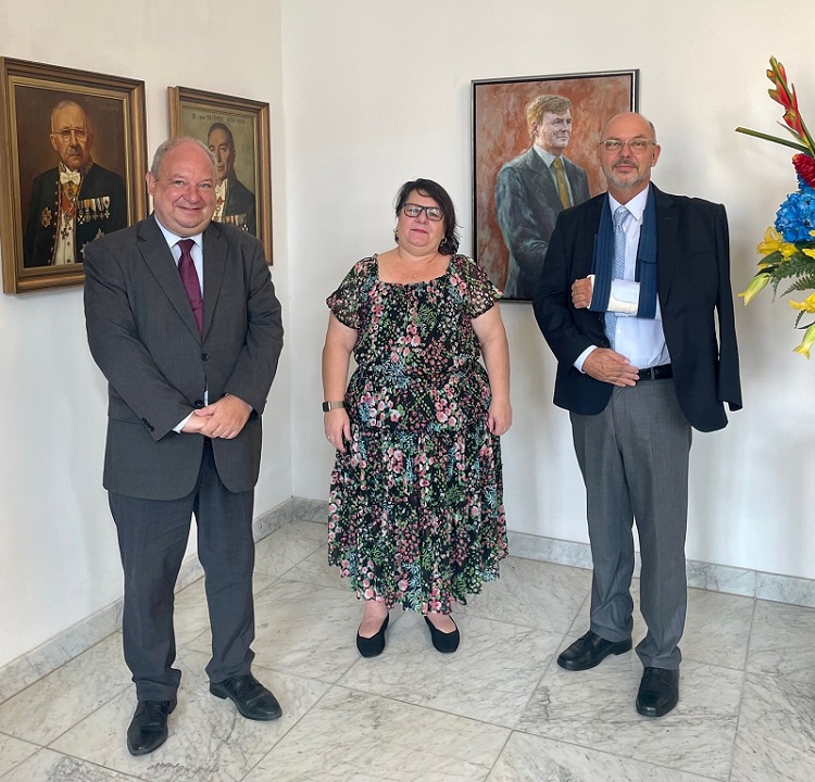 Visit Consul-General of Belgium in Curaçao