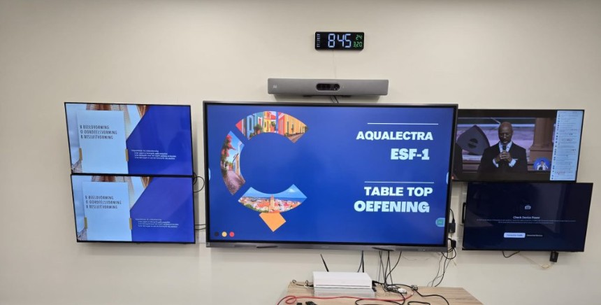 DRR conducts successful crisis simulation exercise with Aqualectra and CRBo