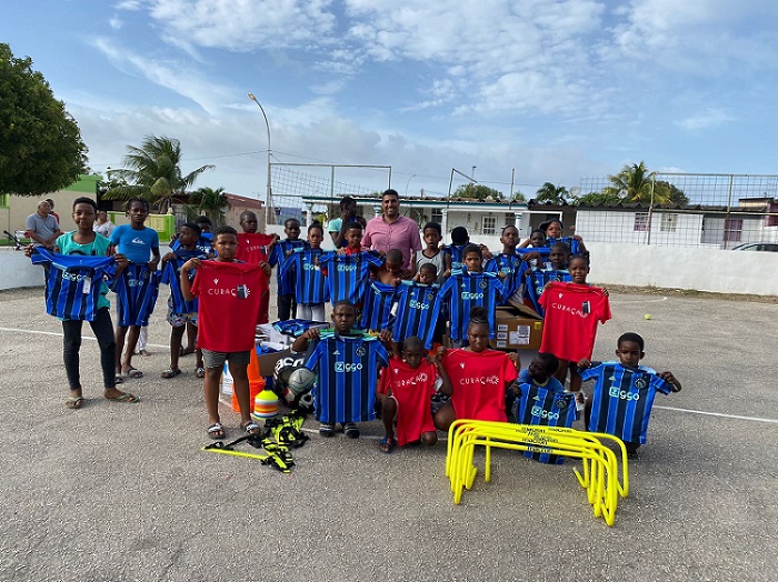 CTB distributes sports materials to 3 youth soccer clubs