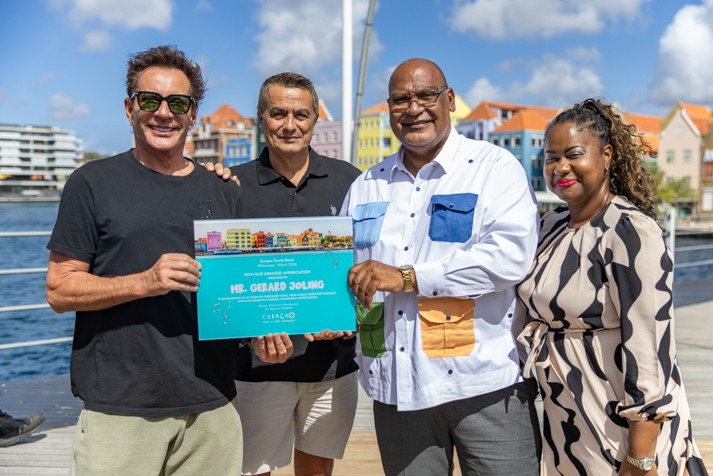Gerard Joling Honored for 39 Years of Visits to Curaçao