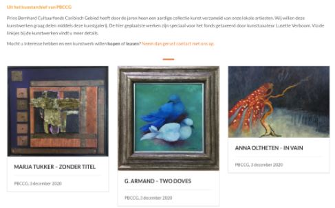 Prins Bernhard Cultuurfonds Caribisch Gebied launches online art gallery