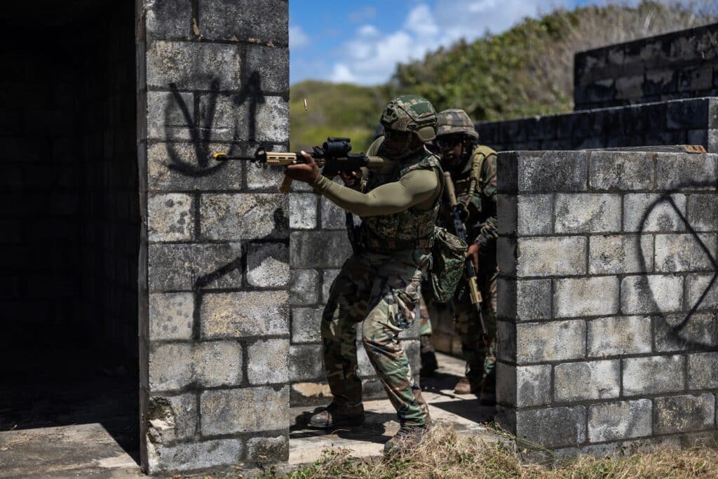 Curaçao military unit celebrates 14th anniversary with sports day