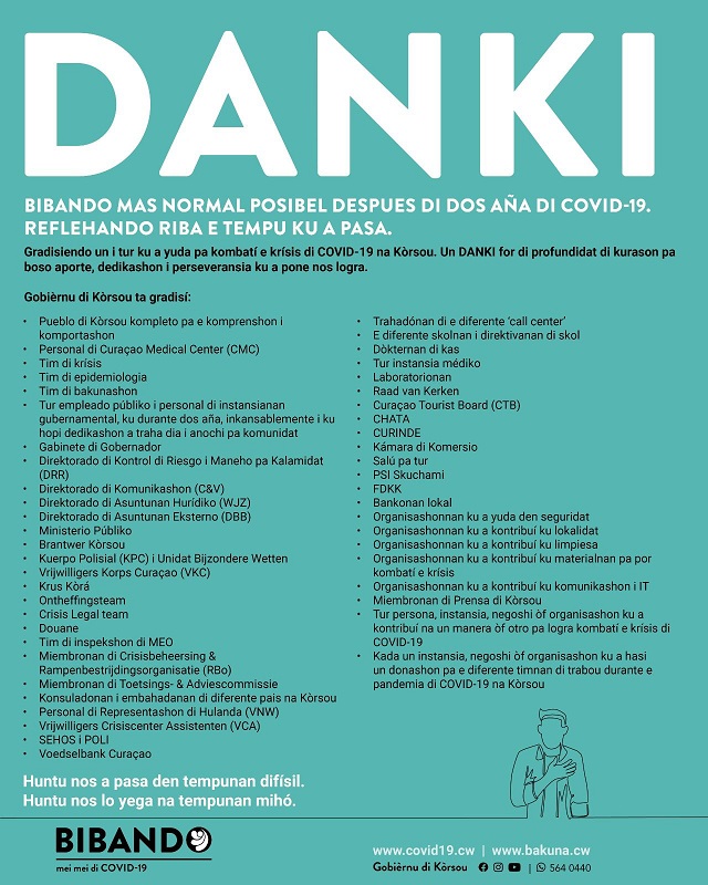 Government grateful for efforts during corona pandemic