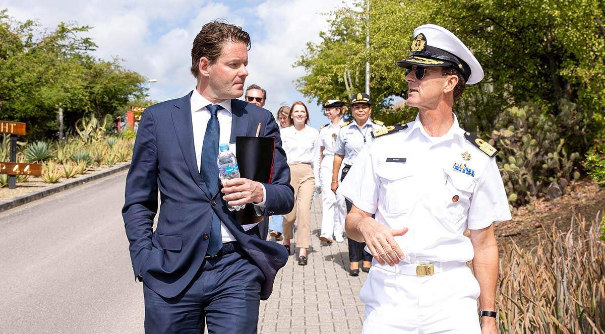 Dutch Secretary-General of Defense visits ABC Islands