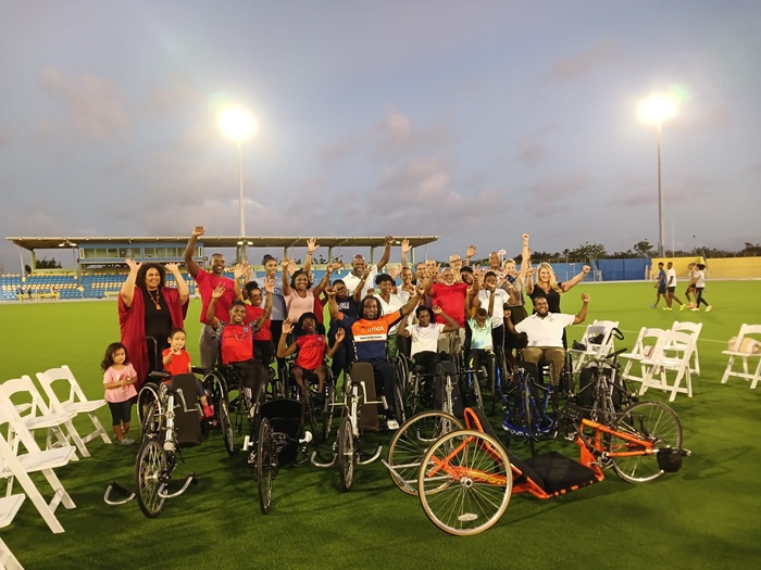 Curaçao Native Aksel Cijntje Donates Seven Handbikes to The Eagles