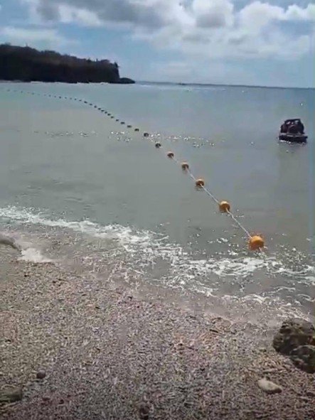 New Safety Floating Lines Installed at Popular Banda Bou Beaches