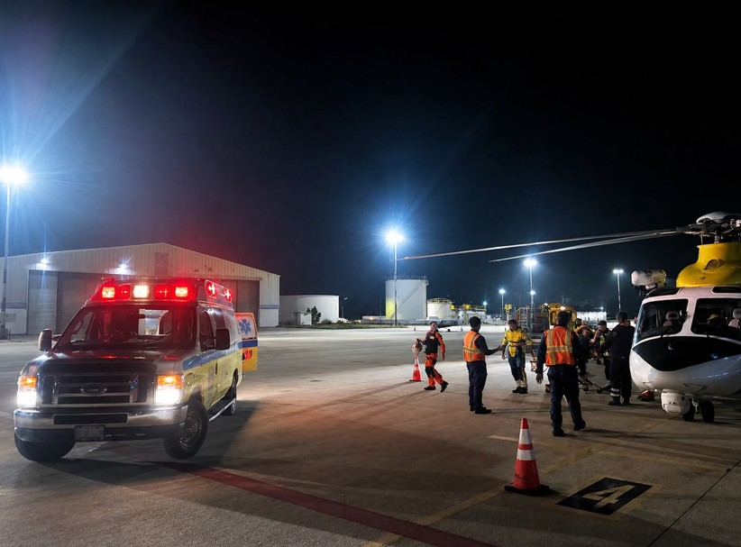 Coast Guard Helicopter Evacuates Passenger from Cruise Ship Near Aruba