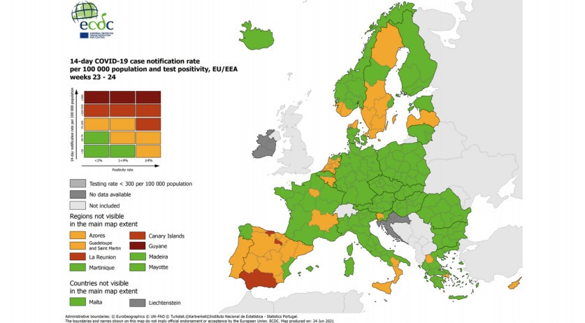 Netherlands no longer on EU’s coronavirus Code Red list; Covid-19 patient total below 400