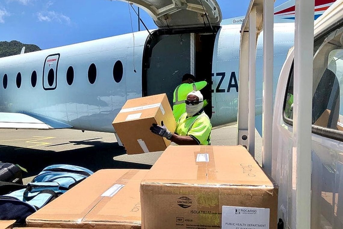 EZ Air returns patients to St. Eustatius