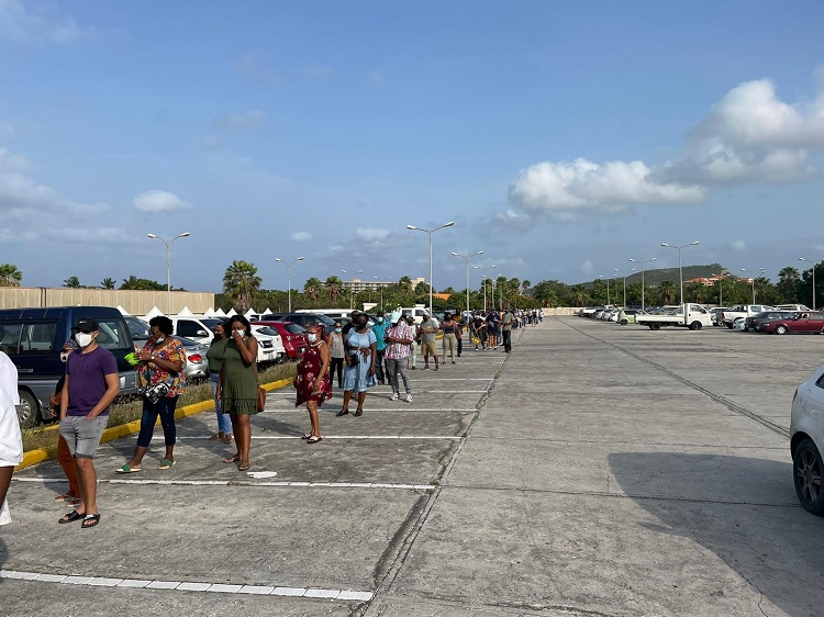 First day “walk in” great success: 1,508 people vaccinated