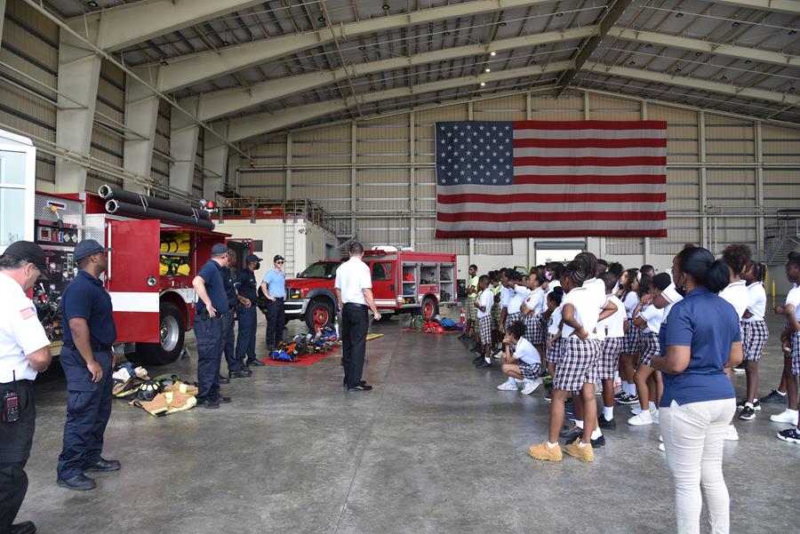 U.S. Forward Operating Location opens doors to local students