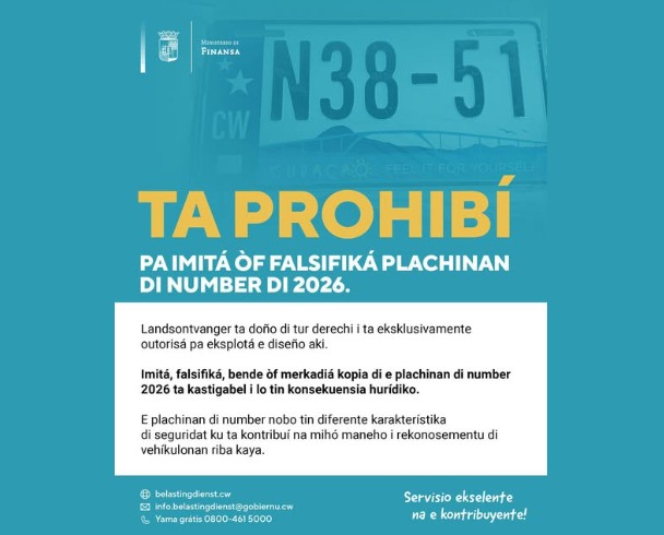 Government warns against copying or forging 2026 license plates