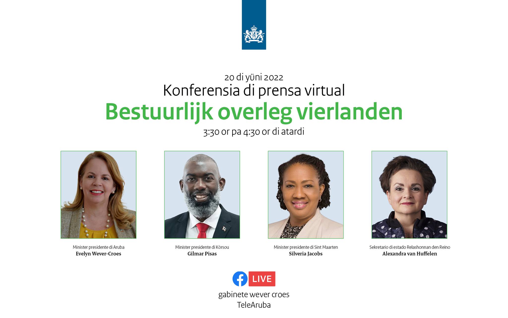 Four-country consultation in Aruba starts