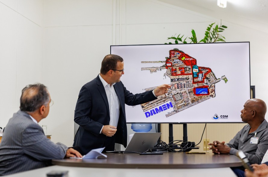 Governor visits CDM Holding to discuss shipyard modernization and Buskabaai maritime development