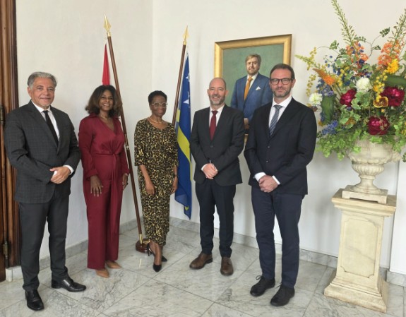 European Union Delegation Discusses Cooperation With Acting Governor of Curaçao