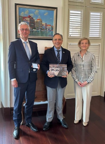 FIOD Director pays introductory visit to Governor of Curaçao