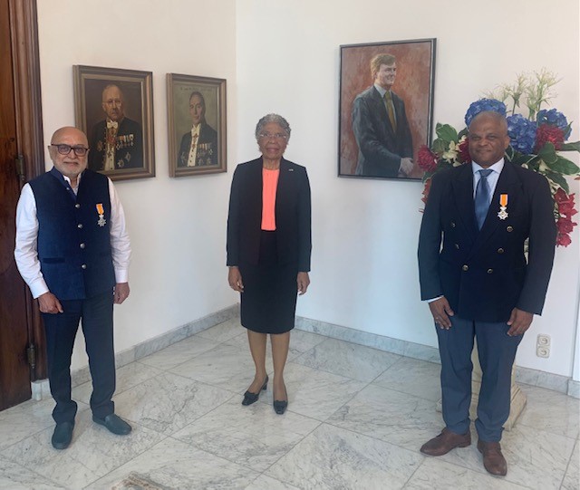 Royal decoration for Messrs. Manohar Sawilani and Rupert Wallé