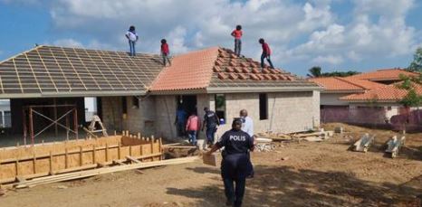 Many illegal immigrants caught during raids on construction projects
