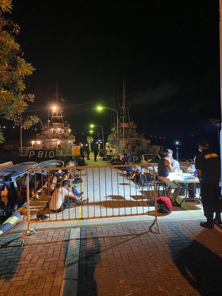 Coast Guard intercepts vessel with undocumented migrants on board