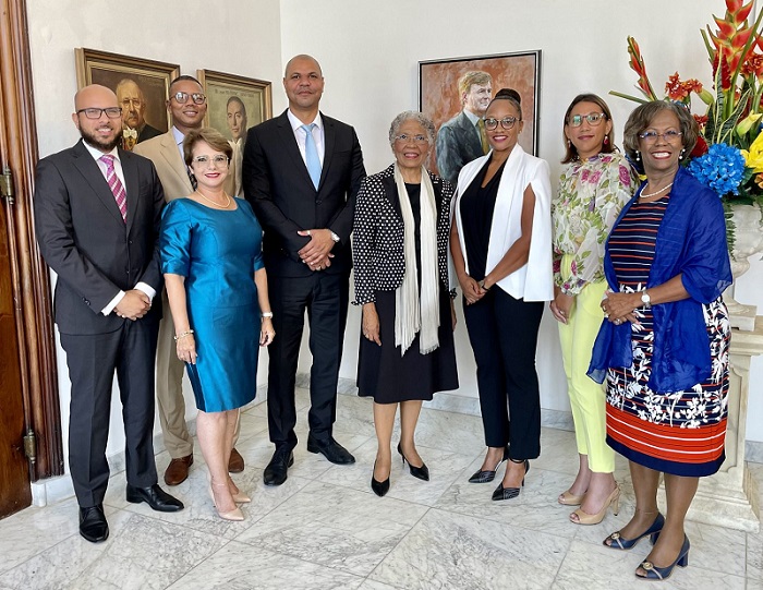 Advisory Committee Curaçao collaborating funds caribes visits the Governor