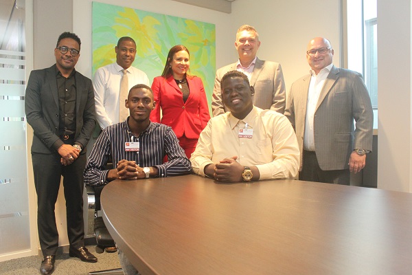 Students, next generation bankers, show special interest in developing career in wealth management during job shadow at CIBC Fir
